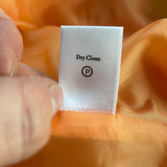 NWT Coldwater Creek Linen Blazer 3/4 Sleeves Pastel Tangerine Lagenlook SZ XL - Picture 7 of 8